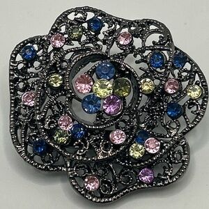 Vintage Floral Brooch